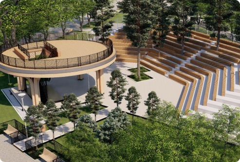 Rehabilitation of Pavilion and Amphitheater