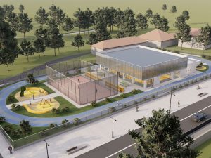 Sala de educație fizică a școlii - Județul Argeș - VOCA Architects