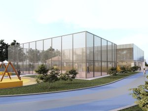 Sala de educație fizică a școlii - Județul Argeș - VOCA Architects