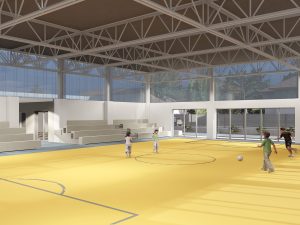 Sala de educație fizică a școlii - Județul Argeș - VOCA Architects